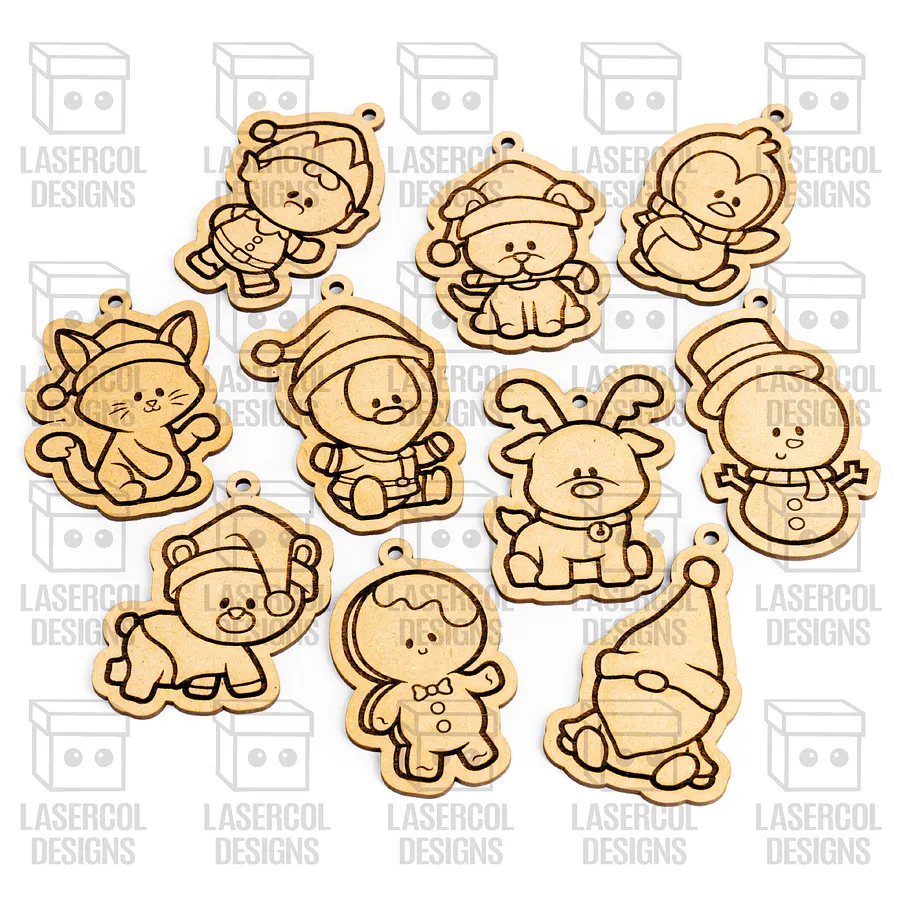 Christmas Ornaments - Laser Cut Files product image (4)