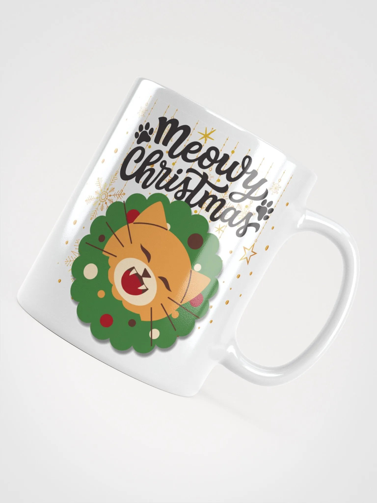 Meowy Christmas Cat Mug product image (5)