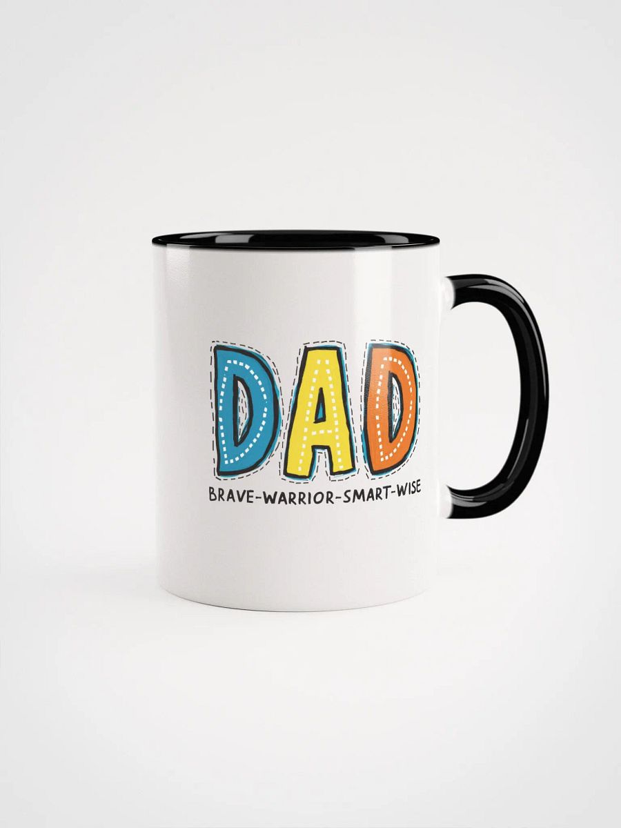 DAD- Brave, Warrior, Smart, Wise Coffee Mug product image (1)
