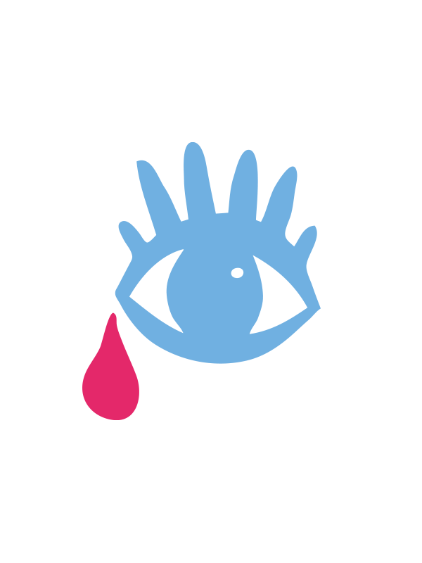 WLS Embroidered Crew Socks - Crying Eye product image (2)