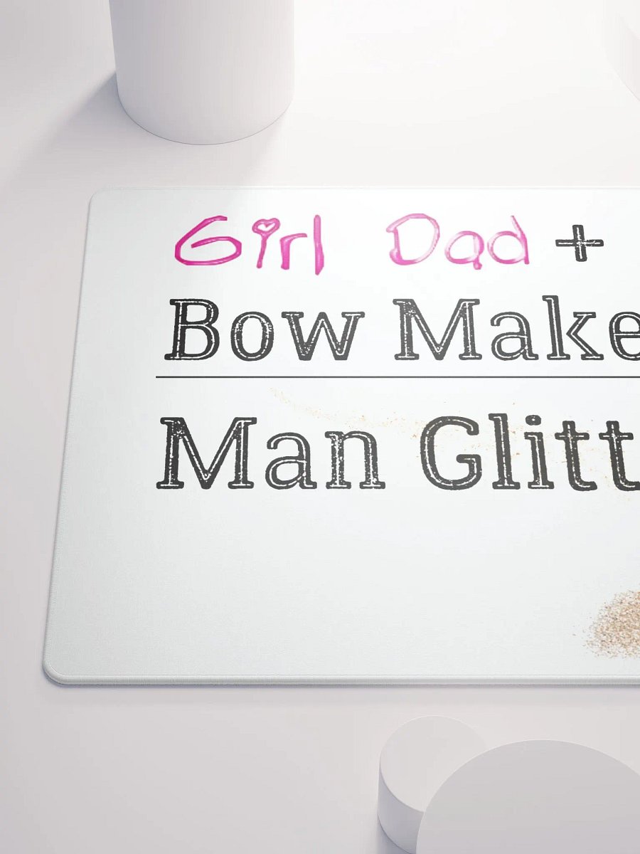 Man Glitter 1 Mouse Pad product image (6)