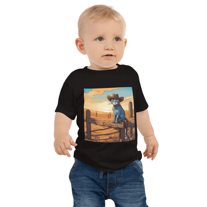 Wild West Kitty Baby Tee product image (1)