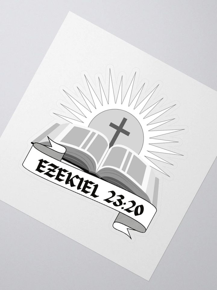 Ezekiel 23:20 - Kiss Cut Sticker product image (5)