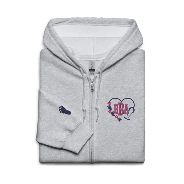 Personalized Embroidered Monogram Hooded Jacket product image (2)