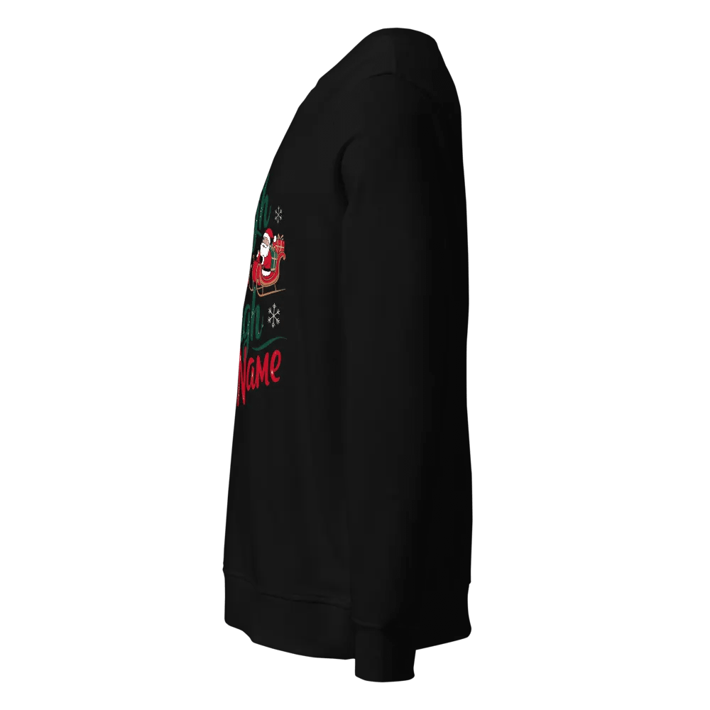 Festive Sleigh Ride Organic Sweatshirt product image (3)