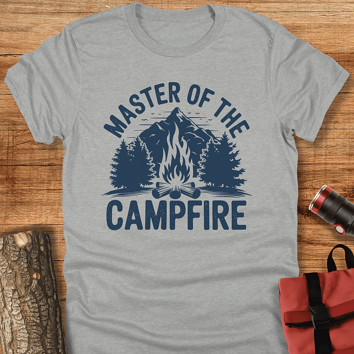 Master of the campfire, Camping t-shirt, Unisex product image (1)