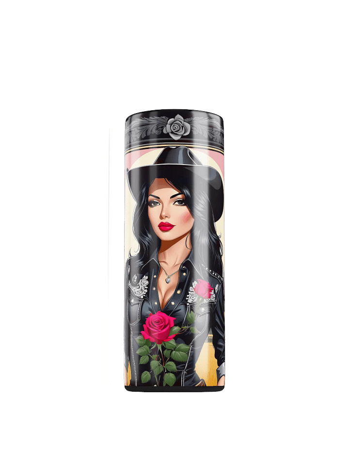 Beautiful Cowgirl 20 oz Skinny Stainless Steel Tumbler - v5 product image (1)