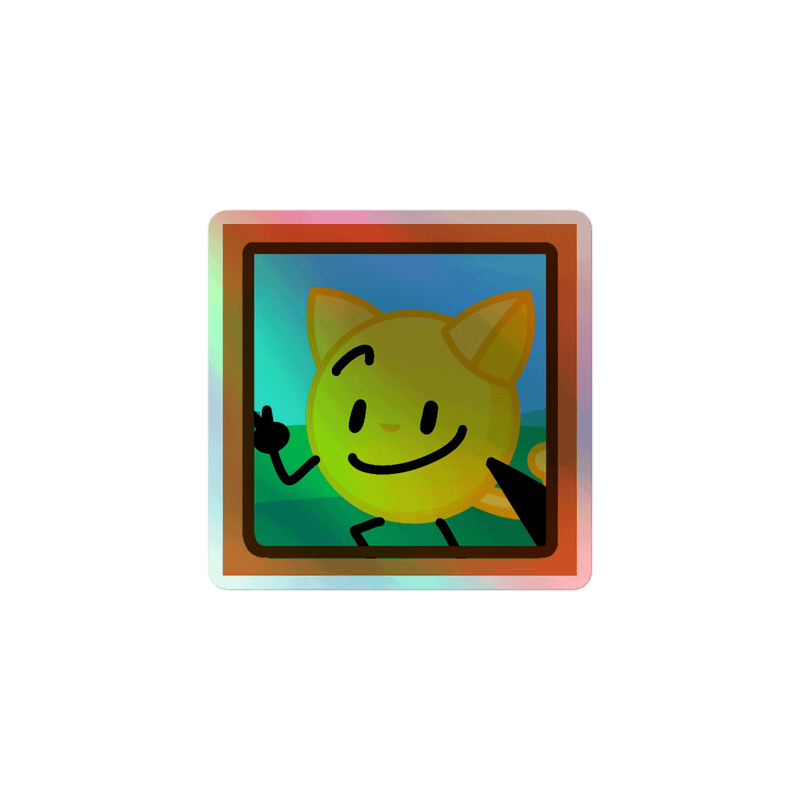 Cripty Cat Picture Sticker