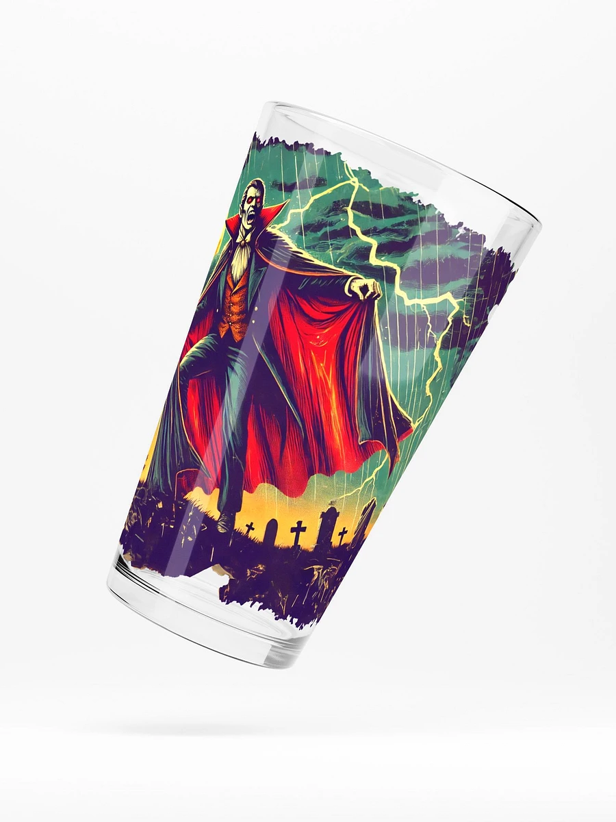 Vampire under a Full Moon 16 oz Glass product image (5)