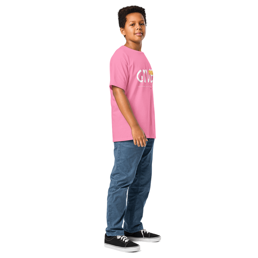 Kids T-Shirt Never Give Up Slogan product image (5)