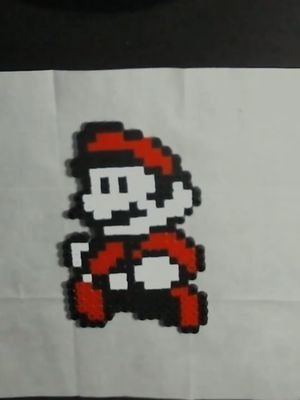 Super Mario Perler Beads Timelapse #SMB #supermario #supermariobros #perler #perlerbeads