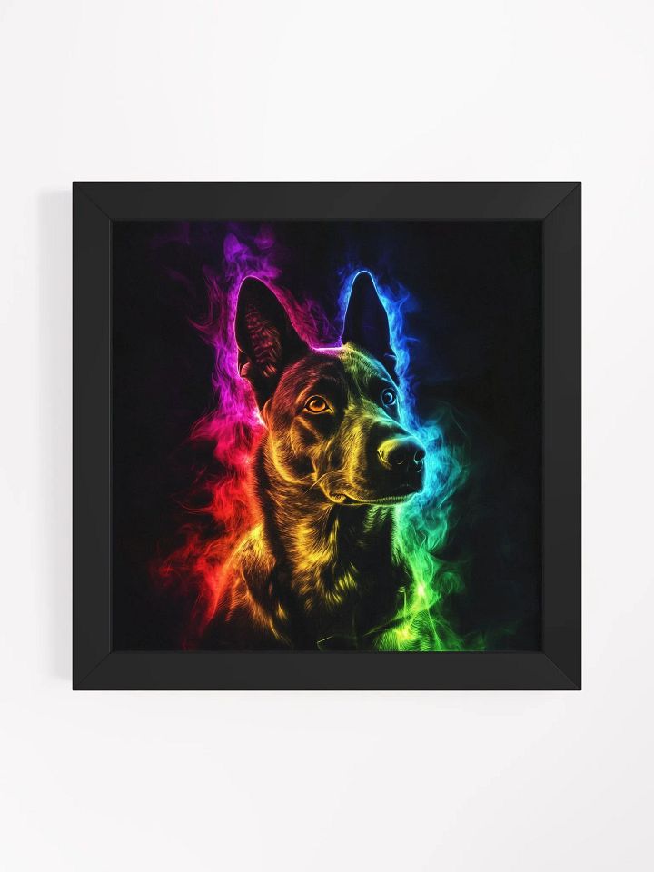 Belgický ovčák Malinois, neonový, obraz product image (3)