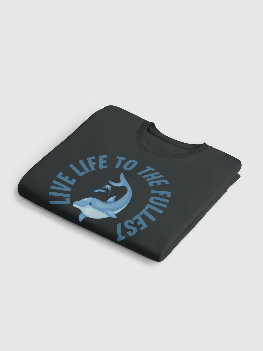 Vibrant Dolphin Jump Unisex Sweatshirt product image (6)
