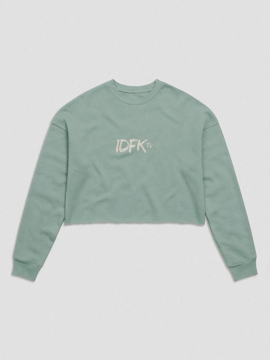 IDFKtv Longsleeve Women's Fleece Croptop Sweatshirt product image (1)