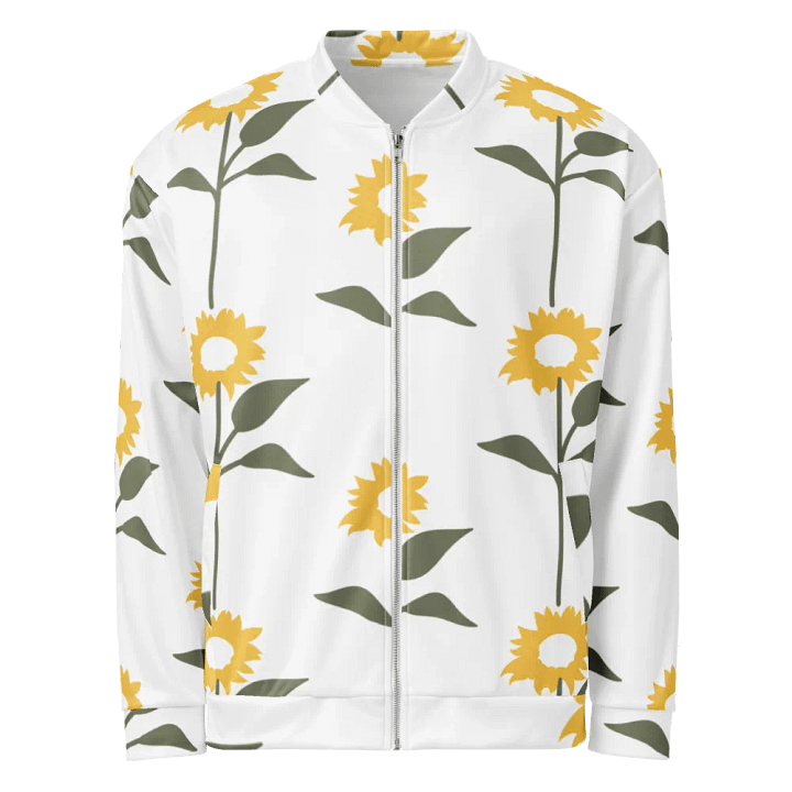 Sunflower Symphony Bomber Jacket product image (1)