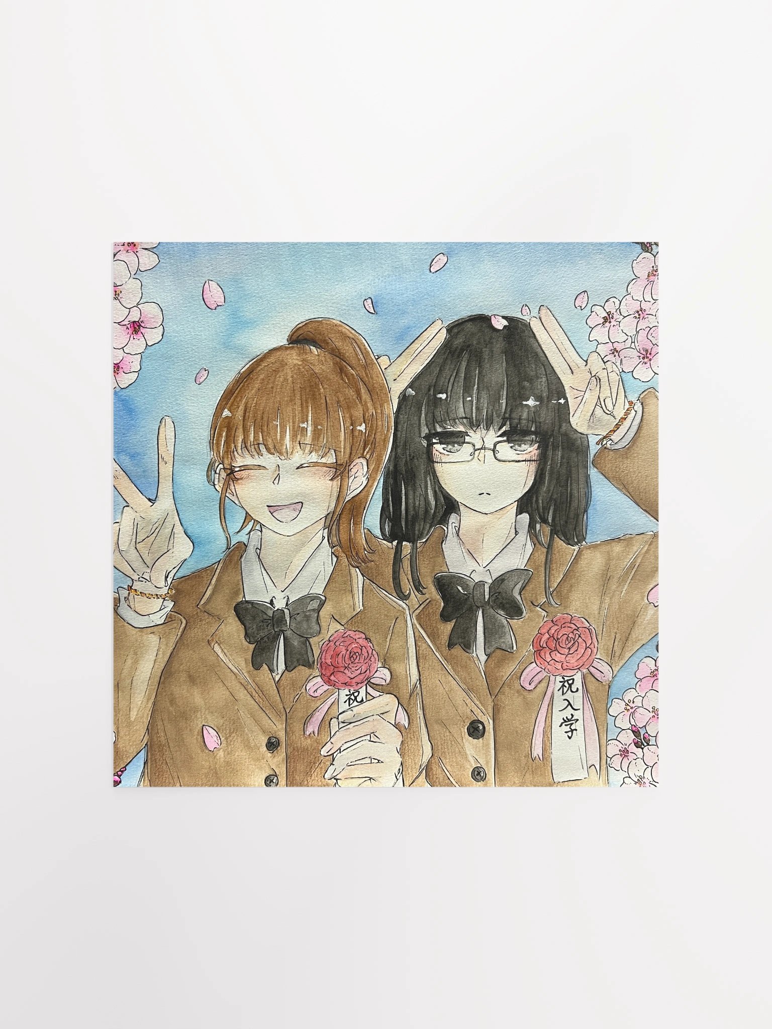 Sakura and Mutsuki - Matte Paper Poster product image (1)