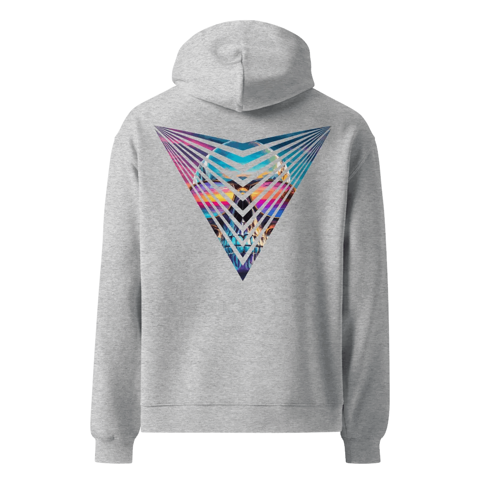 VACIO Skull Vortex Logo Premium Relaxed Fit Hoodie product image (1)