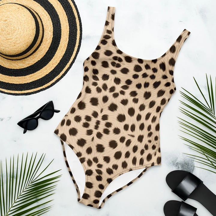 Turn Heads in Our Bold Tawny All-Over Print Swimsuit product image (1)