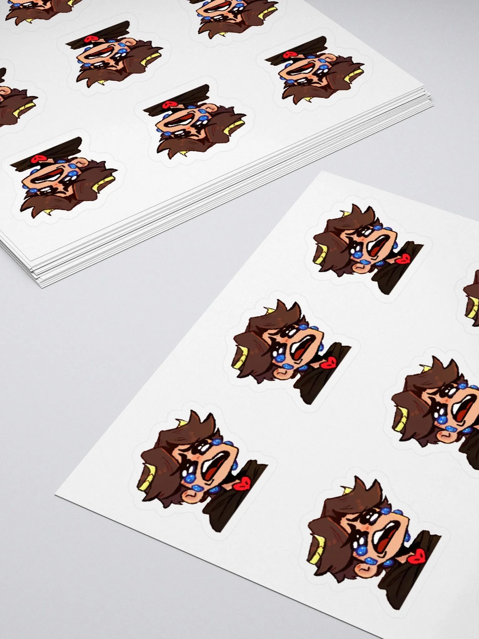 Nukeri Emote Sticker Set - 9x Sad product image (11)