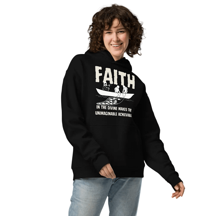 Faith in the Devine oversize Unisex Hoodie product image (2)