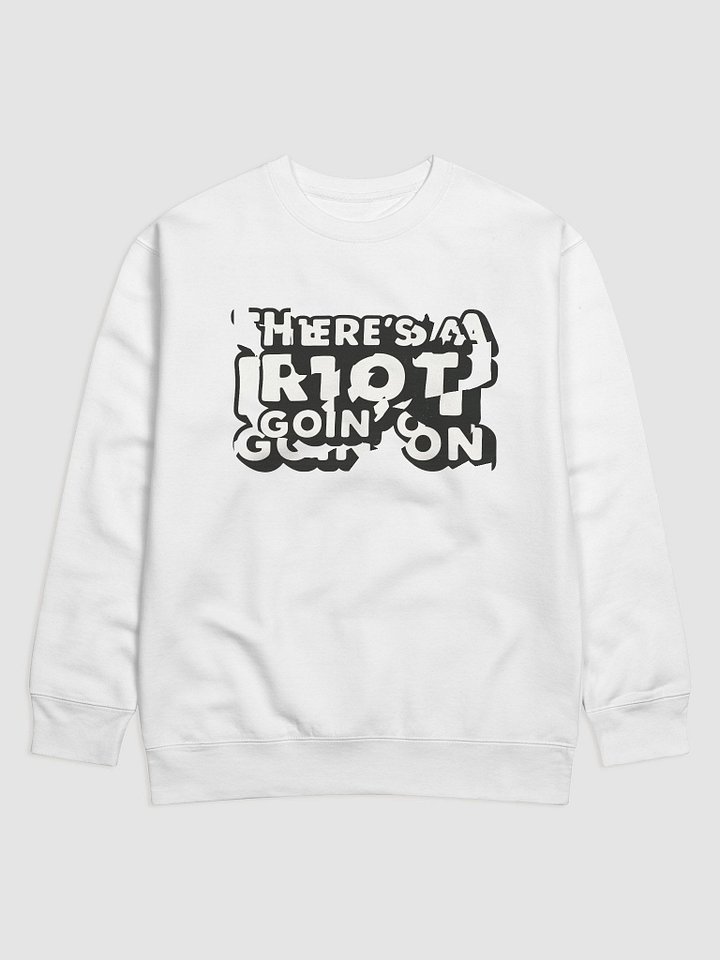 TERE’S A RIOT GOIN’ON – Black & White Typography product image (1)
