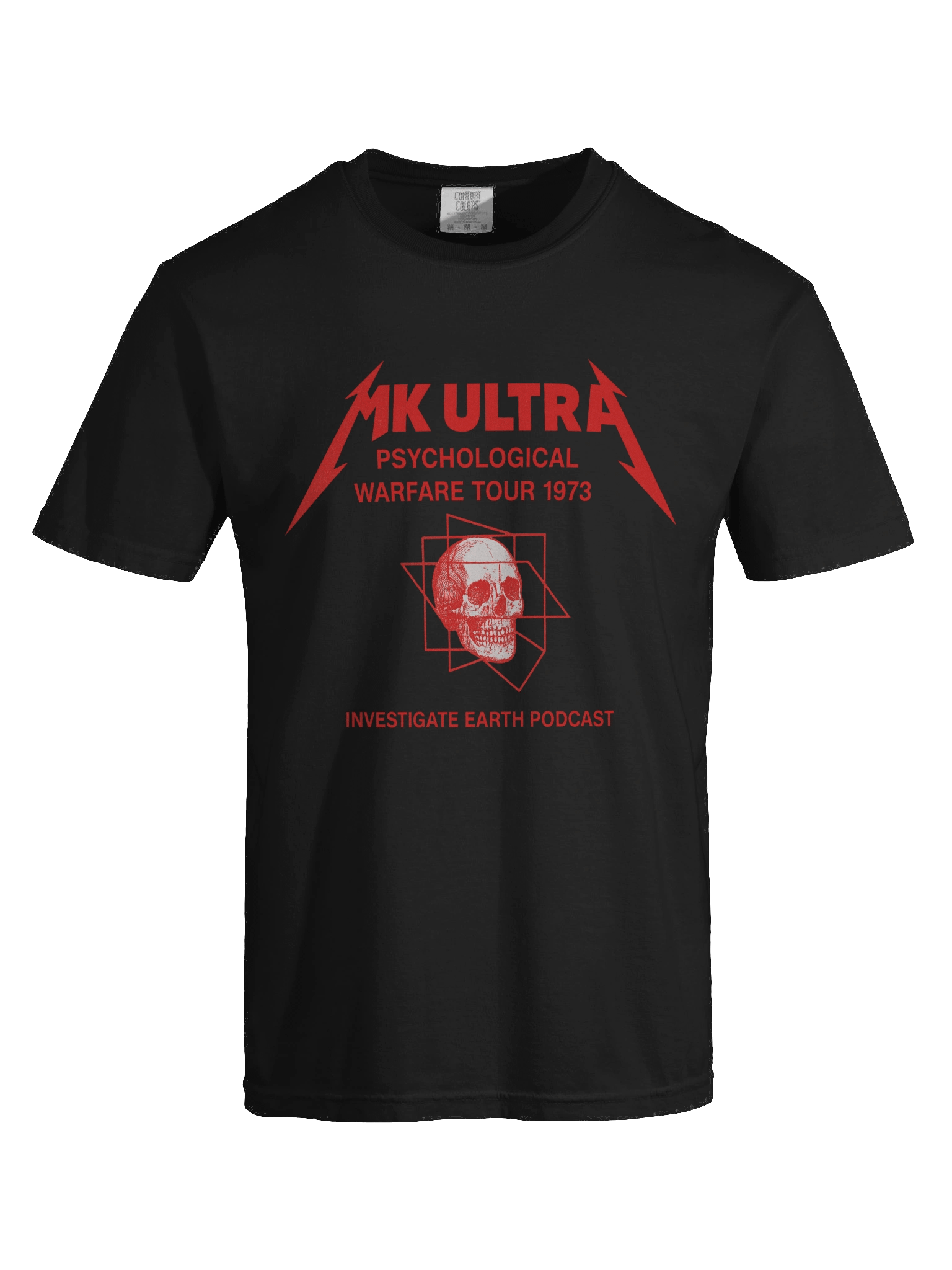 Limited Premium MK Ultra Psychological Warfare Tour Comfort Colors T-Shirt product image (1)