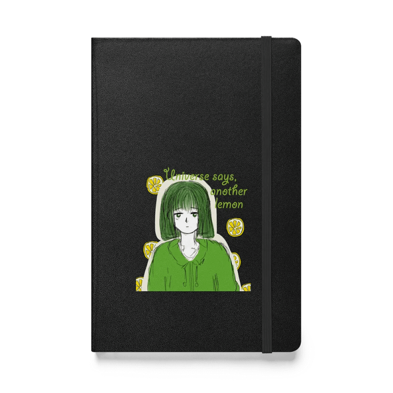 Lemon Universe Hardcover Notebook