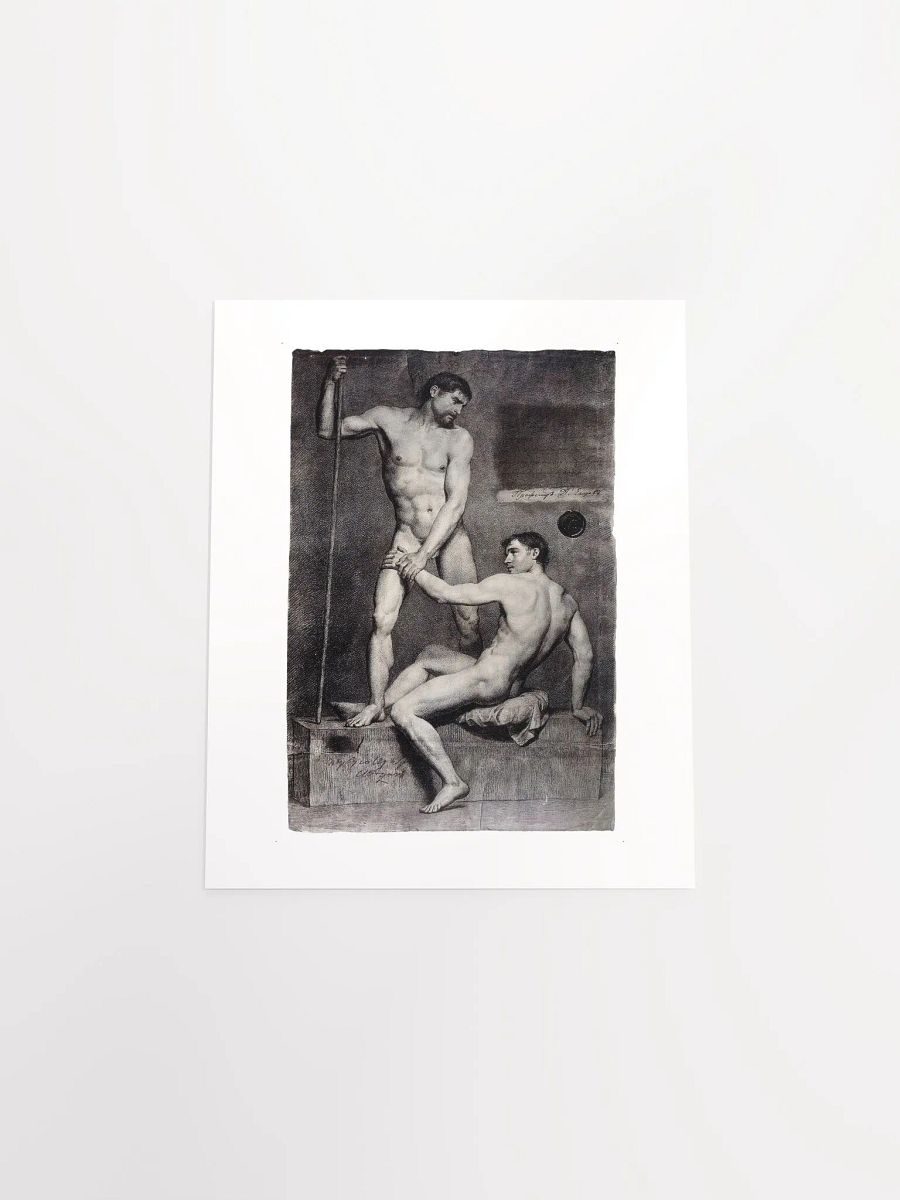 Male Nudes by Alexander Andreyevich Ivanov - Print product image (4)