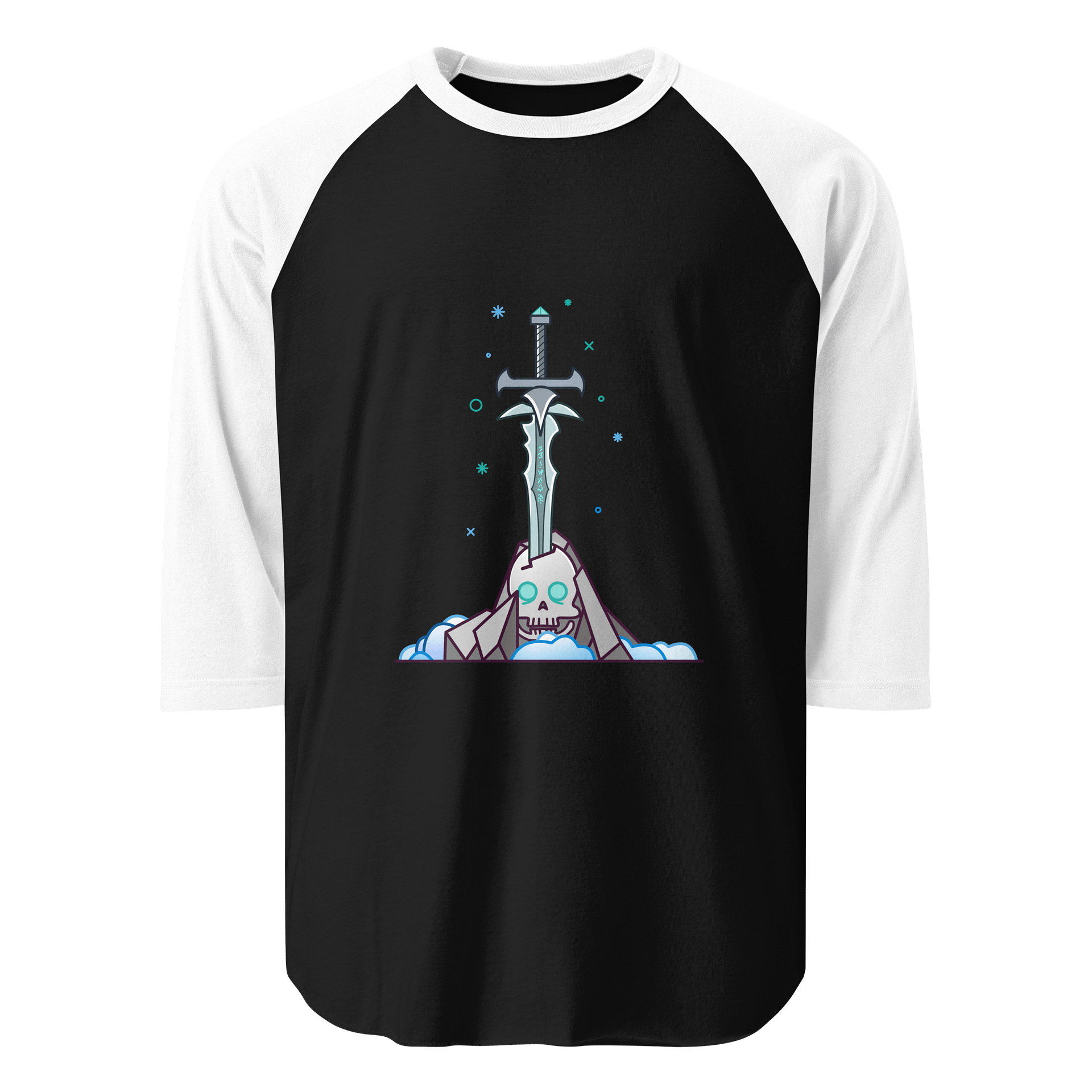 Sword in the Skull - Lich Variation - Baseball Tee product image (1)