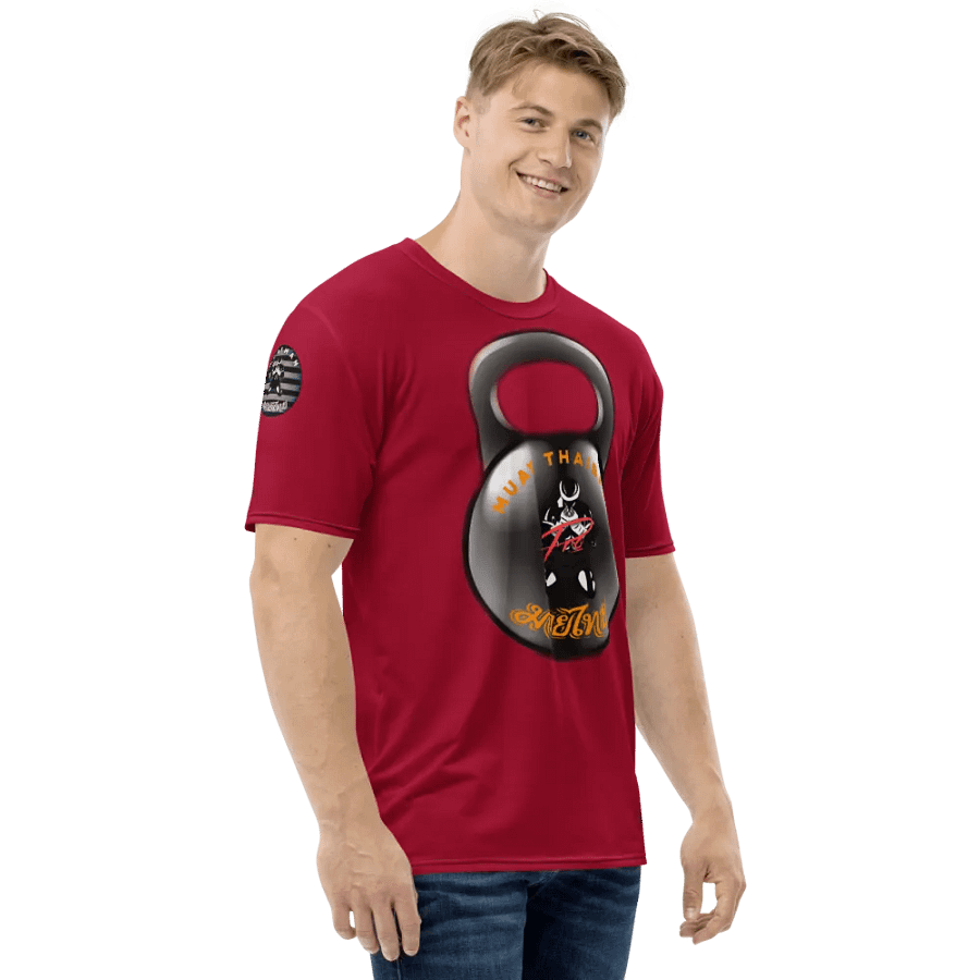 Muay Thaibata Training shirt, deep red product image (4)