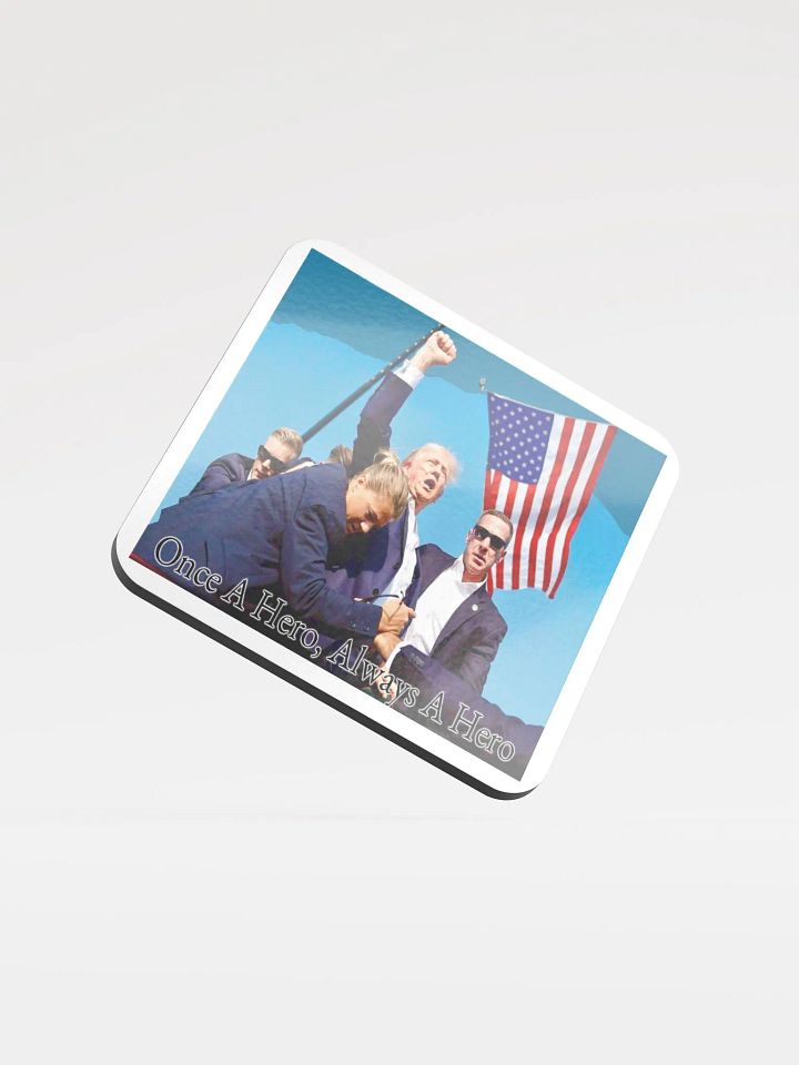 American Hero Fist Cork Coaster product image (1)