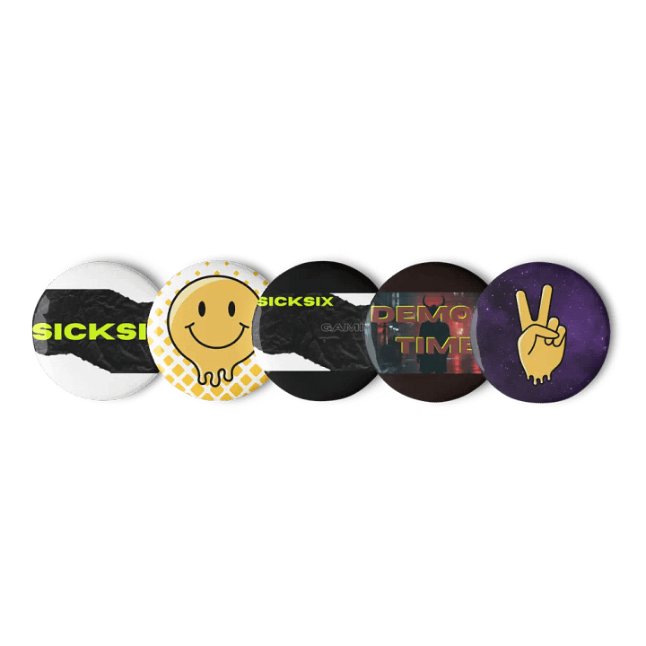 SICKSIX Bold Pin Buttons Set product image (3)