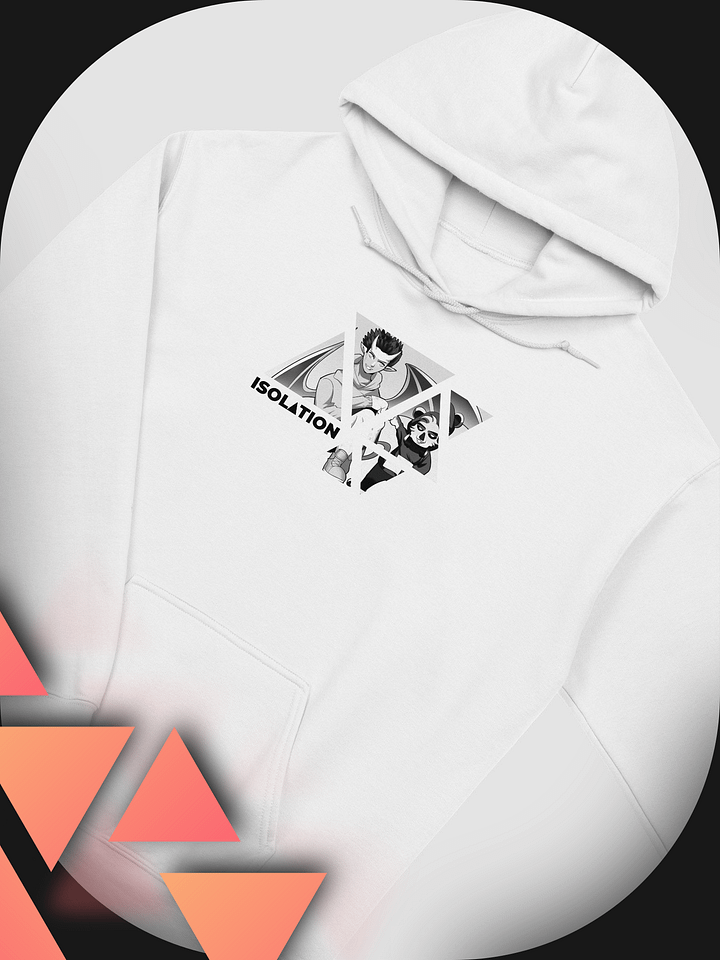 ISOL▲TION — S&J DUO — CLASSIC HOODIE — B&W product image (1)