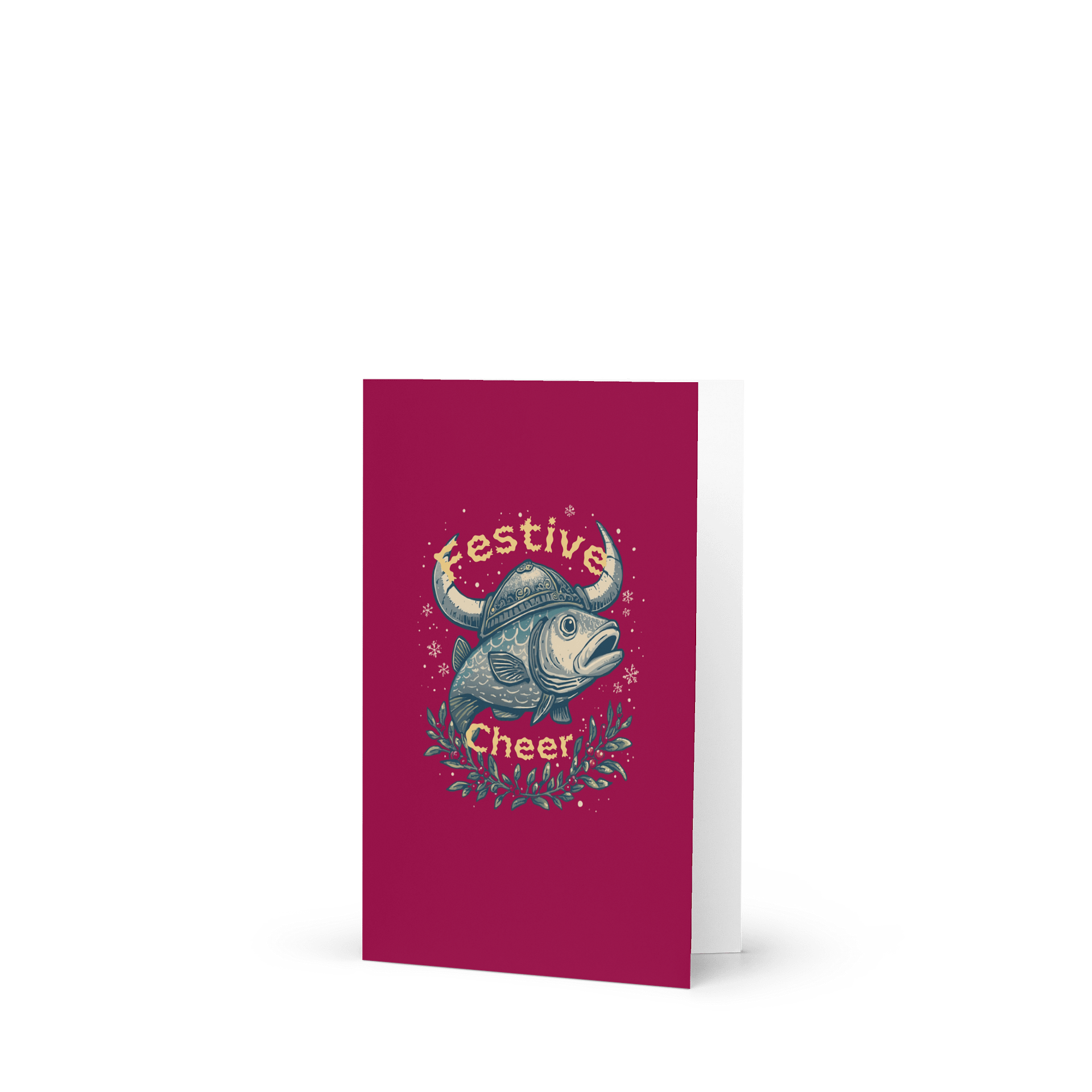 Nordic Festive Fish Greeting Card product image (1)