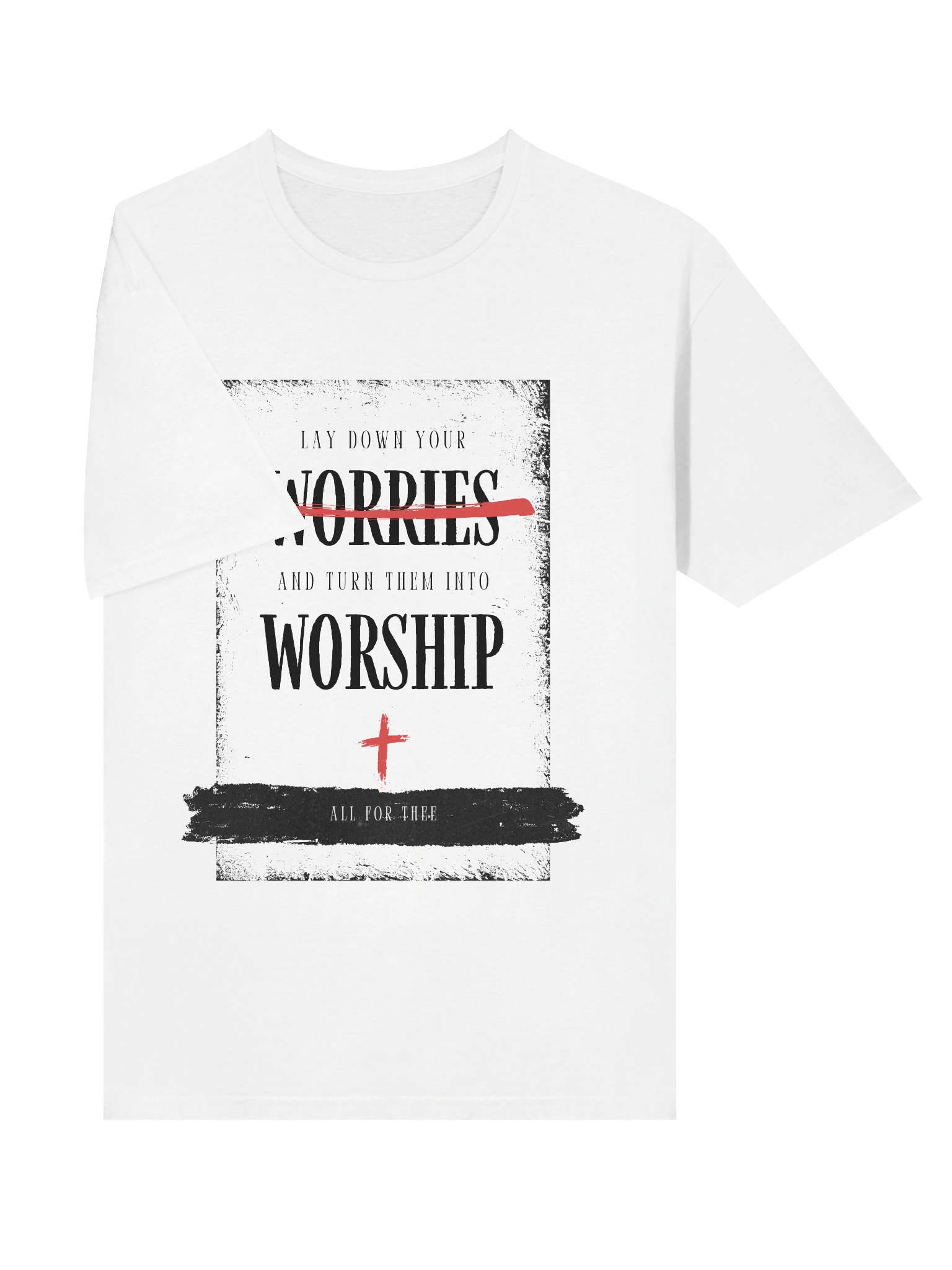 Turn Worries To Worship - Salt T-Shirt product image (5)