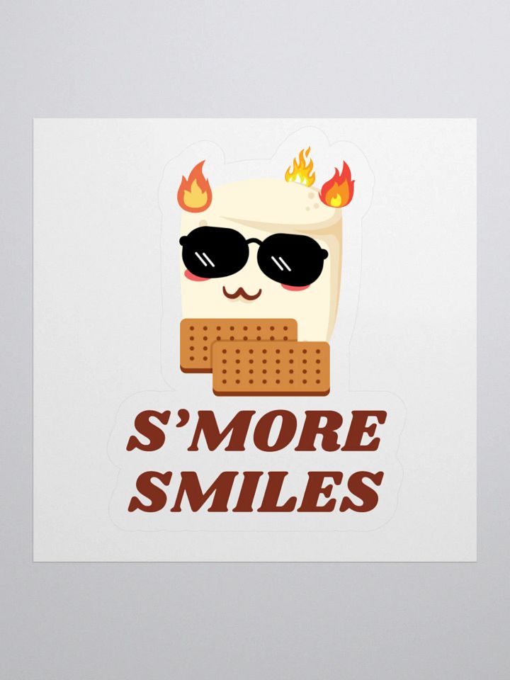 S’more Smiles — Cool Marshmallow Sticker product image (4)