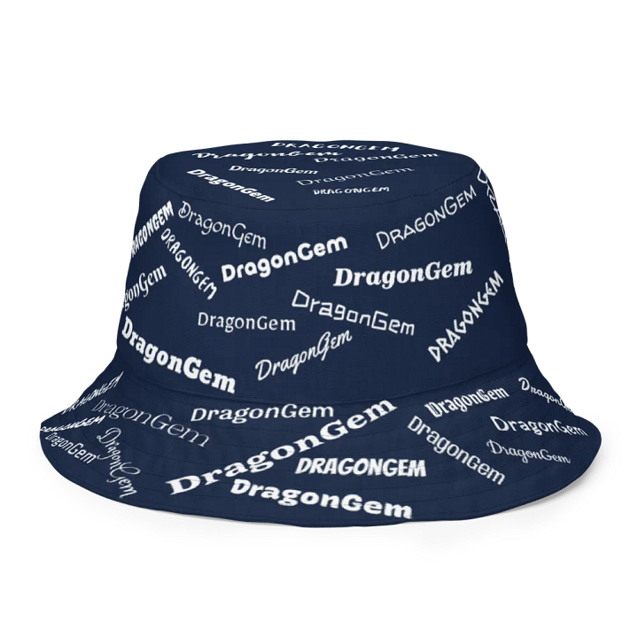 DragonGem Navy Reversible Bucket Hat product image (2)