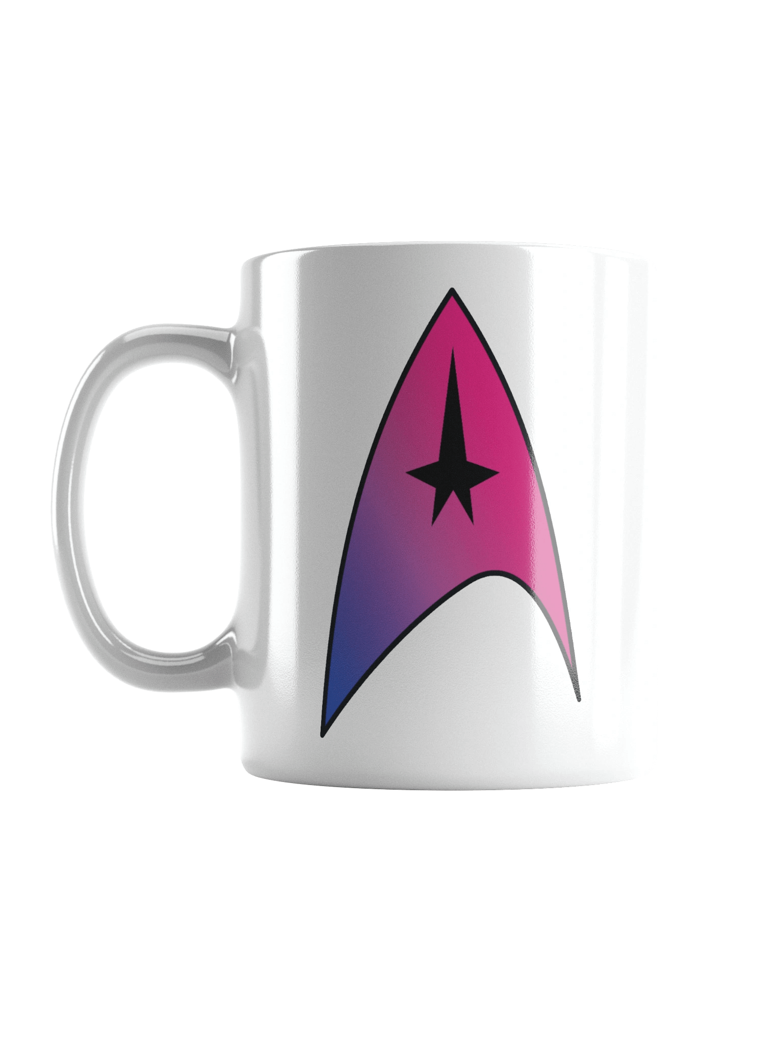 Bisexual Pride Gradient Starfleet Mug product image (6)