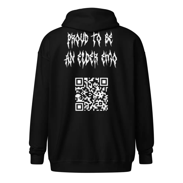 Proud To Be An Elder Emos QR Zip Hoodie (Unisex) product image (2)