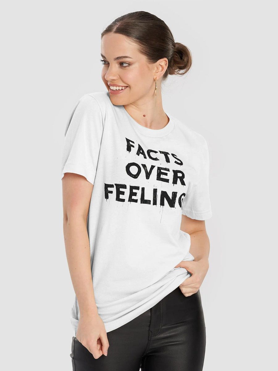 Facts Over Feelings Distressed Tee product image (8)