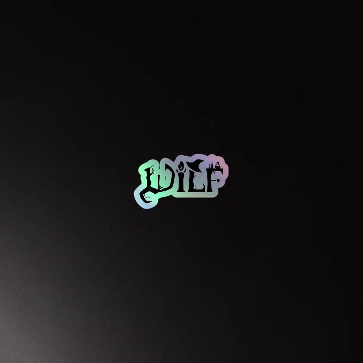 ◖004◗ WILF holo sticker product image (2)