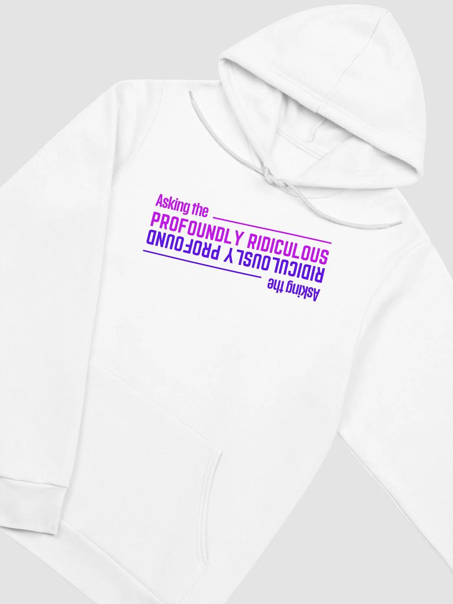 "Asking the Profoundly Ridiculous" hoodie w/o zipper product image (2)