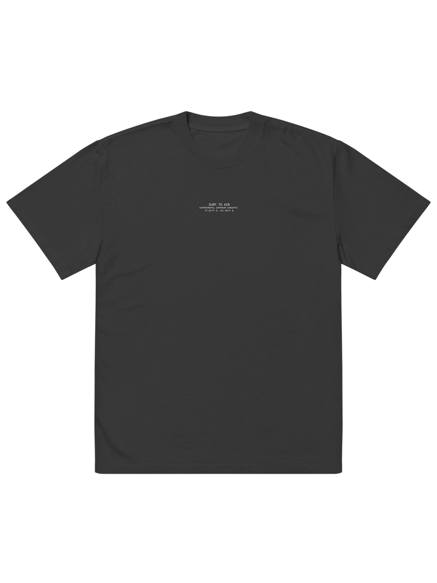 Ascend | Oversized Tee (Faded Black) product image (4)