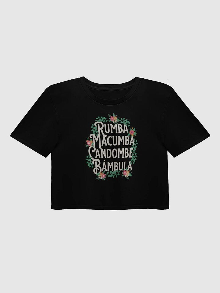 Rumba Macumba Candombe Bámbula Crop Top product image (1)