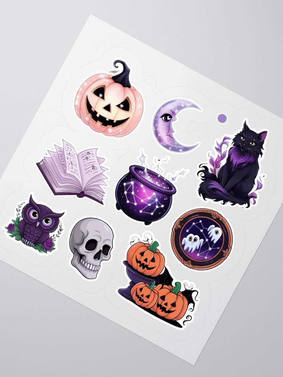 Mystical Halloween Kiss Cut Stickers Set product image (6)