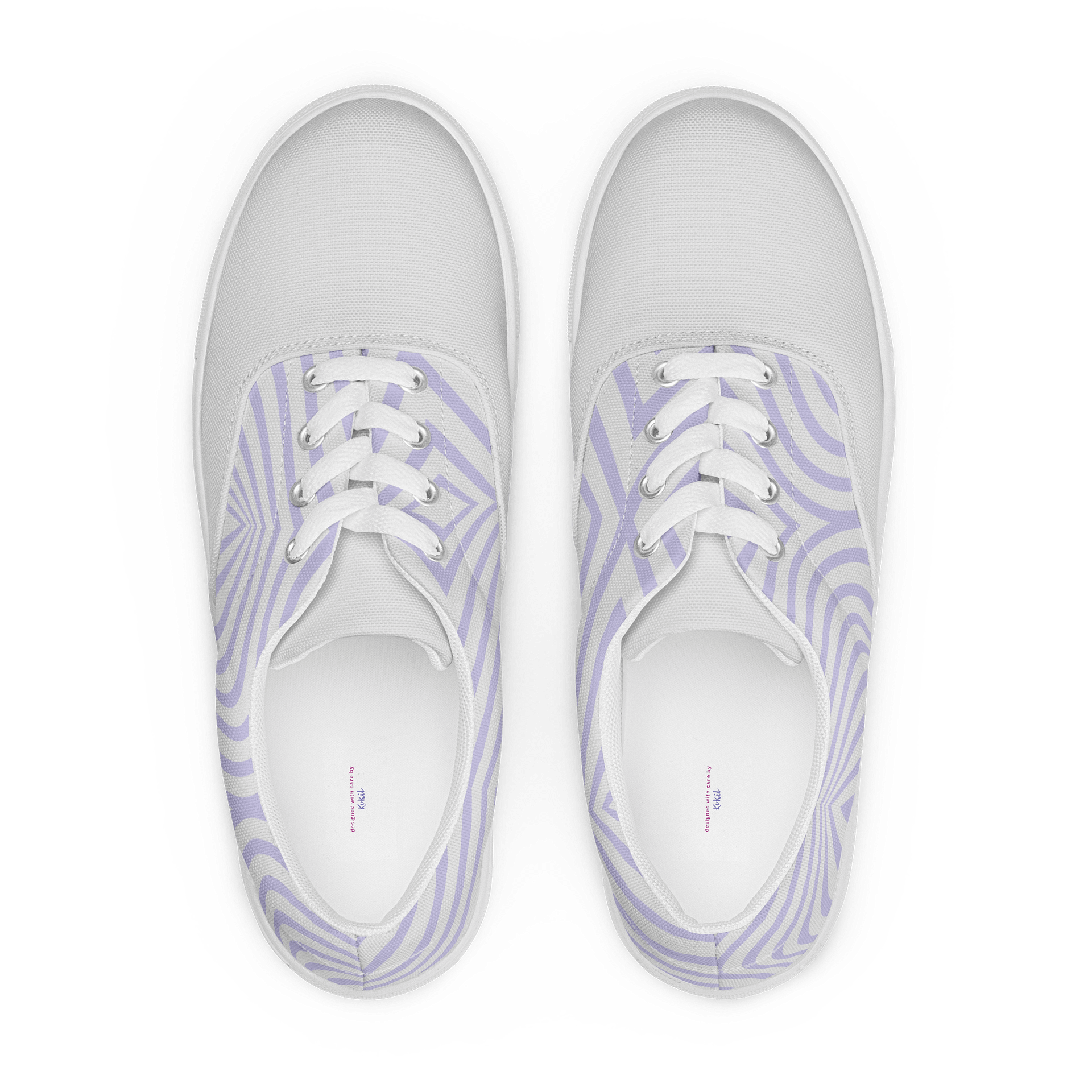 Symmetric Waves Men's Canvas Shoes product image (1)