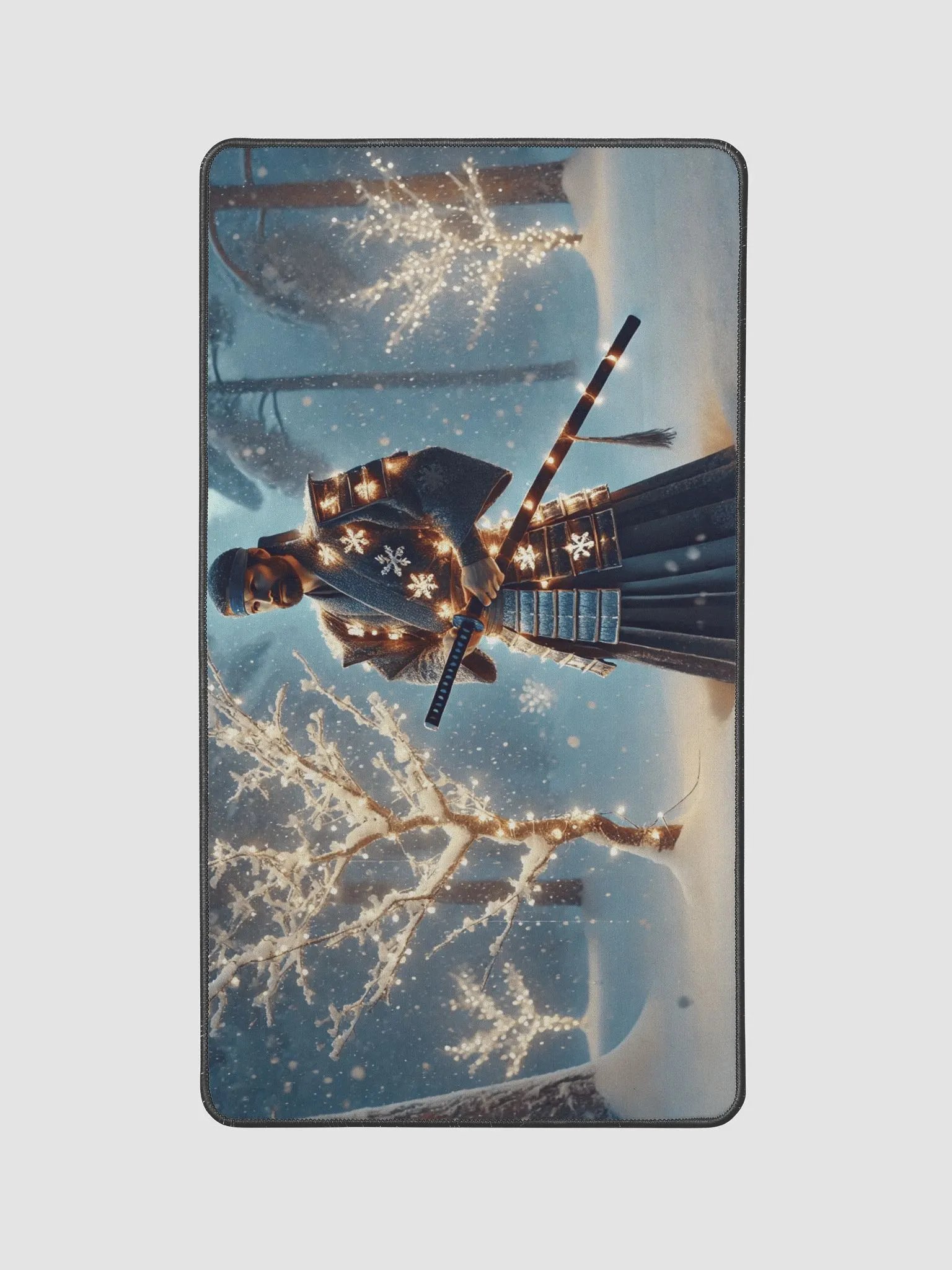 Winter Samurai Desk Mat - 12"x22" product image (2)