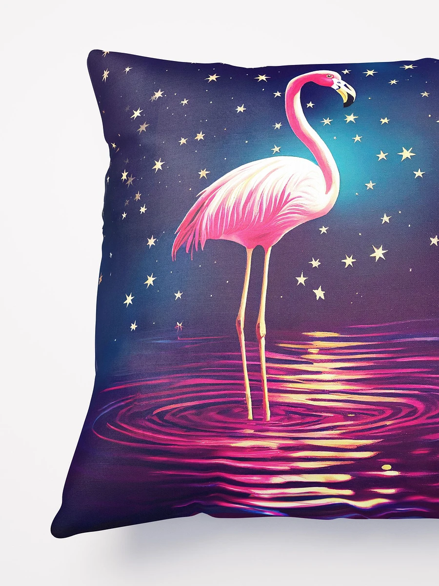 Pink Flamingo - Starry Night Throw Pillow product image (4)