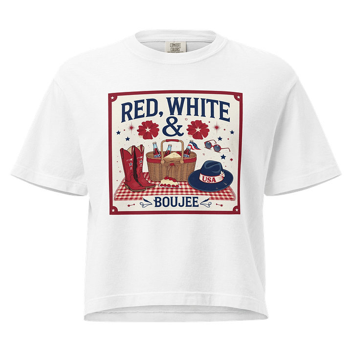 Red, White & Boujee Patriotic T-Shirt product image (1)