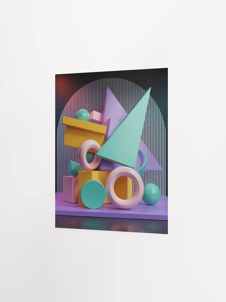Memphis 3D Abstract Print - 2 product image (7)